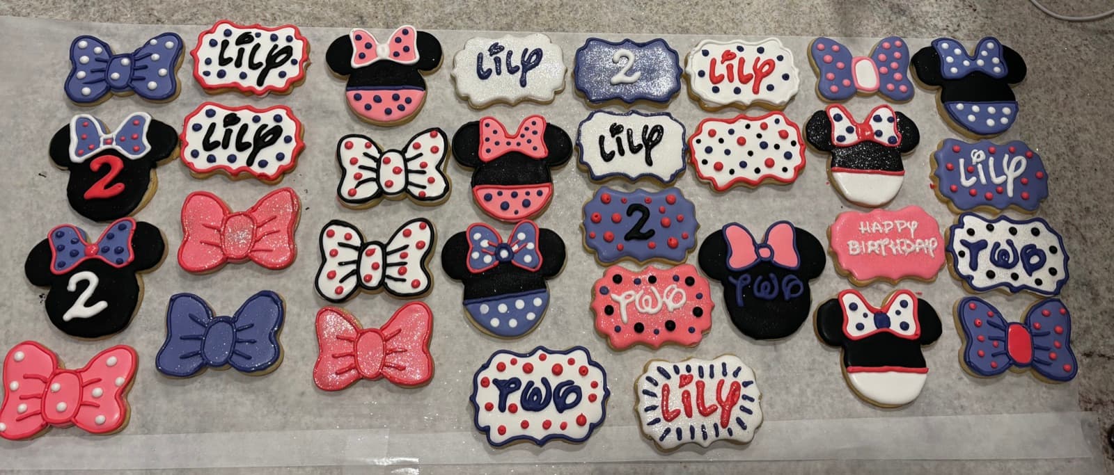 Decorated sugar cookies