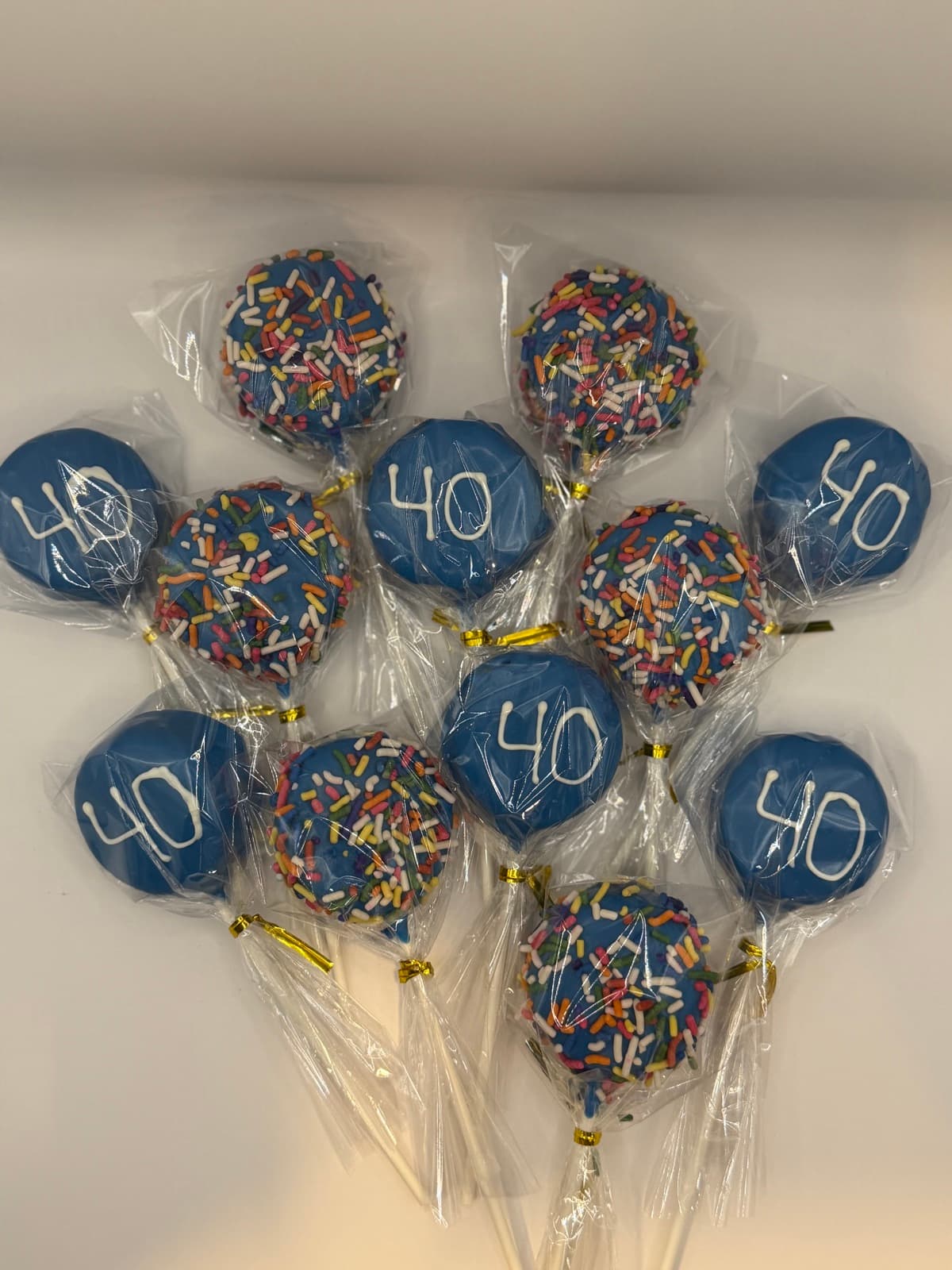 Decorated cake pops