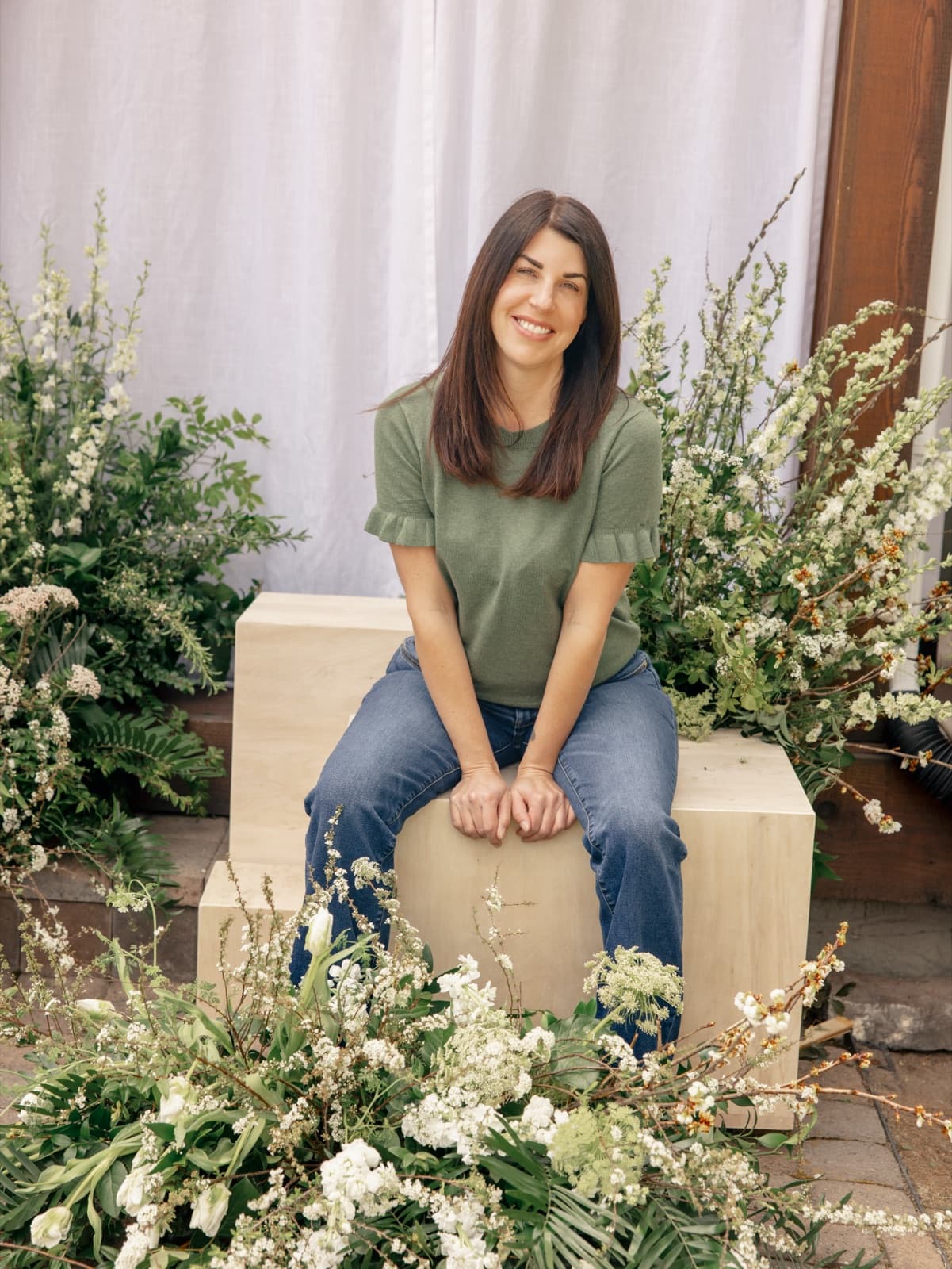 Kellie, the baker behind Wild Crumb Cookie Co